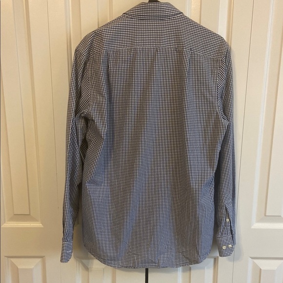 Izod Blue Casual Button Down Shirt Classic Design - Picture 5 of 5